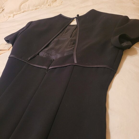Liz Claiborne long black dress - Size 10 - Picture 2 of 5